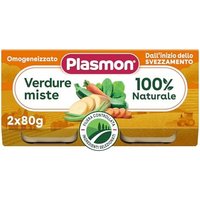 Plasmon omogeneizzato verdure miste 2 vasetti da 80g