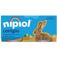 Nipiol omogeneizzato coniglio 2 vasetti da 80g