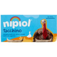 Nipiol omogeneizzato tacchino 2 vasetti da 80g
