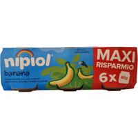 Nipiol omogeneizzato banana 6 vasetti da 80g