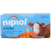 Nipiol omogeneizzato vitello 2 vasetti da 80g