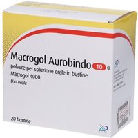 Macrogol aurobindo 20 bustine 10g