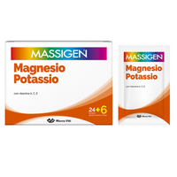 Massigen magnesio e potassio 24+6 bustine