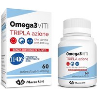 Marco viti omega3 tripla azione 60 perle