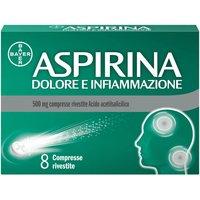 Aspirina dolore e infiammazione 8 compresse 500mg