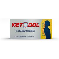 Ketodol 20 compresse 25mg + 200mg