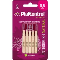 Plakkontrol Natural Kontrol interbrush bamboo 0,5 mm