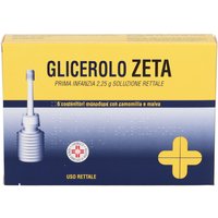 Glicerolo zeta 2,25g prima infanzia con camomilla e malva 6 contenitori