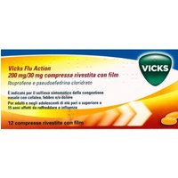Vicks flu action*12cpr200 piu 30mg