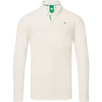 adidas Golf Originals Twistknit Button Up Golf Polo Shirt Chalk White KH4064