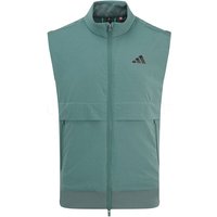 adidas Ultimate365 Tour Frostguard Full Zip Golf Wind Vest Preloved Teal JM2144