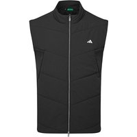 adidas Ultimate365+ Course Control Quilted Full Zip Golf Wind Vest Black KW1711