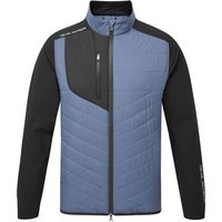 Oscar Jacobson Beaumont Padded Golf Wind Jacket Savoy Blue OJTOP0308