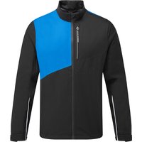 Oscar Jacobson Greylands Waterproof Golf Jacket Black/Cobalt OJTOP02028-BC