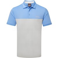 Oscar Jacobson Matley II Golf Polo Shirt Aluminium OJTS0354