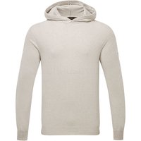 Oscar Jacobson Pascal Merino Blend Knitted Golf Hoodie Beige OJKNT0371-BEI