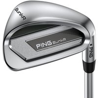 Ping BunkR Satin Chrome Golf Wedge Steel Shaft Left Handed