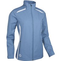Sunderland Ladies Killy Waterproof Golf Jacket Mineral Blue/White SUNLR49-KILJKT