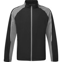 Sunderland Typhoon Waterproof Golf Jacket Black/Gunmetal/White