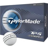 TaylorMade TP5 Stripe Golf Balls White