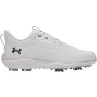 Under Armour Drive Pro Clone Golf Shoes White/White/Metallic Gunmetal 6006116-100