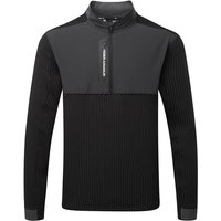 Under Armour Drive Pro Hybrid 1/2 Zip Golf Sweater Black/White 6013935-001