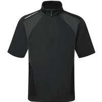 Under Armour Drive 1/2 Zip SS Golf Wind Top Black/White 6011399-001