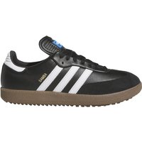 adidas Golf Originals Samba Lux Spikeless Golf Shoes Black/White/Gum 5 JH6150
