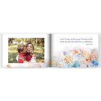 Layflat-Fotobuch mit Stoffeinband - A4 Querformat glänzend - Geschenk für Mutti