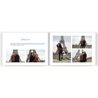 Layflat-Fotobuch mit Stoffeinband - A4 Querformat glänzend - Wochenende in Paris