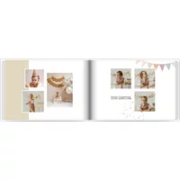 Fotobuch mit Stoffeinband A4 Querformat - Babys erstes Jahr