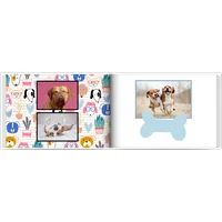 Fotobuch mit Stoffeinband A4 Querformat - Die Hunde