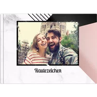 Layflat-Fotobuch A4 Querformat glänzend - Rautezeichen