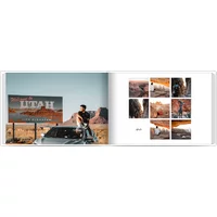 Fotobuch mit Stoffeinband A4 Querformat - Reisen, klein und groß