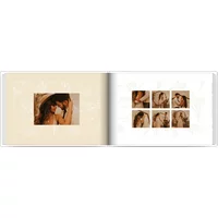 Fotobuch mit Stoffeinband A4 Querformat - Subtile Liebe