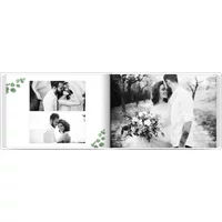 Fotobuch mit Stoffeinband A4 Querformat - Vintage Hochzeit