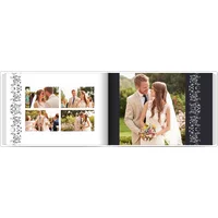 Fotobuch mit Stoffeinband A4 Querformat - Hochzeit
