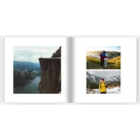 Fotobuch mit Stoffeinband 30x30 - Ferien im Minimalstil - Norwegen