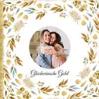 Fotobuch Classic 24x24 - Glückwünsche Gold