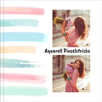 Fotobuch Classic 20x20 - Aquarell Pinselstriche
