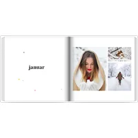 Layflat-Fotobuch mit Stoffeinband - 24x24 glänzend - Jahrbuch - Zusammenfassung des Jahres