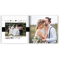 Fotobuch mit Stoffeinband 30x30 - Tupfen