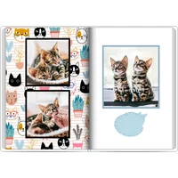 Fotobuch mit Stoffeinband A4 Hochformat - Die Katzen