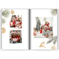 Layflat-Fotobuch mit Stoffeinband - A4 Hochformat glänzend - Geschenk zu Weihnachten