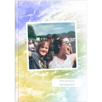 Fotobuch Classic A4 Hochformat - Mit buntem Hintergrund