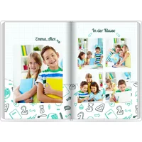 Fotobuch mit Stoffeinband A4 Hochformat - Heft
