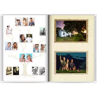 Layflat-Fotobuch mit Stoffeinband - A4 Hochformat matt - Stammbaum