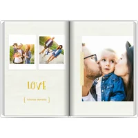 Fotobuch mit Stoffeinband A4 Hochformat - Fröhliche Familie