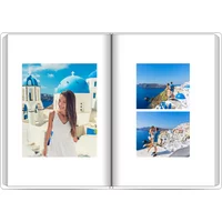 Layflat-Fotobuch mit Stoffeinband - A4 Hochformat glänzend - Ferien im Minimalstil - Griechenland