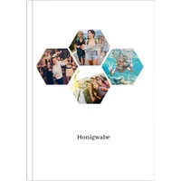 Layflat-Fotobuch A4 Hochformat matt - Honigwabe